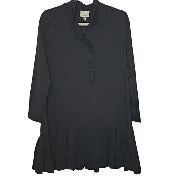 Tuckernuck  Black Crepe Tate Dress Sz S - Picture 5 of 7